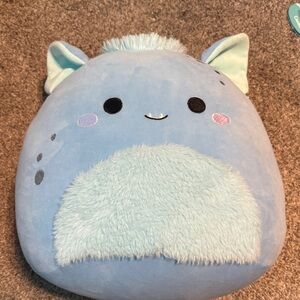 Squishmallows Blue and White Plush